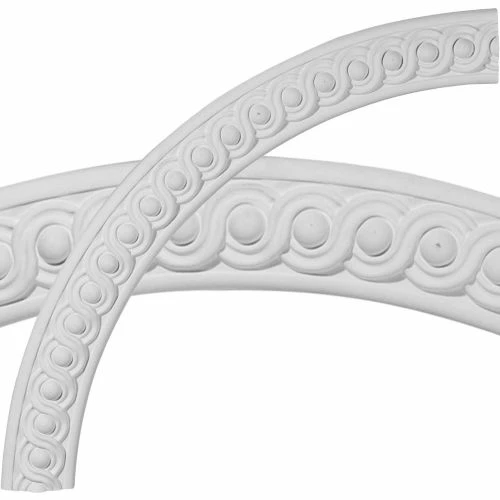 Ekena Hillsborough Running Coin Ceiling Ring CR41HI, 40-1/4"OD x 34"ID x 3-1/8"W x 3/4"D 3 Ekena Hillsborough Running Coin Ceiling Ring CR41HI, 40-1/4"OD x 34"ID x 3-1/8"W x 3/4"D