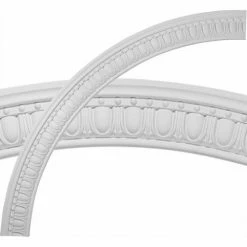 Ekena Artis Egg And Dart Ceiling Ring CR59AR, 59"OD x 51-3/4"ID x 3-5/8"W x 1"D