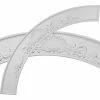 Ekena Shell Ceiling Ring CR78SH, 78-1/8"OD x 64-7/8"ID x 6-5/8"W x 1"D -Cheap Moulding & Millwork Store EKE CR78SH