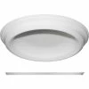 Ekena Traditional Smooth Surface Mount Ceiling Dome DOME37TR, 37-3/8"OD x 26-1/2"ID x 4"D -Cheap Moulding & Millwork Store EKE DOME37TR