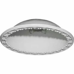 Ekena Hillock Recessed Mount Ceiling Dome DOME39HI, 39-1/2"OD x 32"ID x 10-3/8"D x 9-1/2"