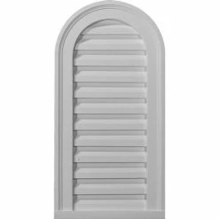 Ekena Cathedral Gable Vent Louver GVCA16X20D, 16"W x 20"H, Decorative