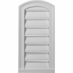 Ekena Eyebrow Gable Vent Louver GVEY18X30F, 18"W x 30"H, Functional