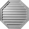 Ekena Octagon Gable Vent Louver GVOC18X18F, 18"W x 18"H x 2-1/8"D, Functional -Cheap Moulding & Millwork Store EKE GVOC18X18F