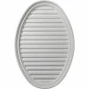 Ekena Horizontal Oval Gable Vent W/ Keystones - GVOV29X20F, 29"W x 20"H x 2-1/4"D, Functional -Cheap Moulding & Millwork Store EKE GVOV29X20F