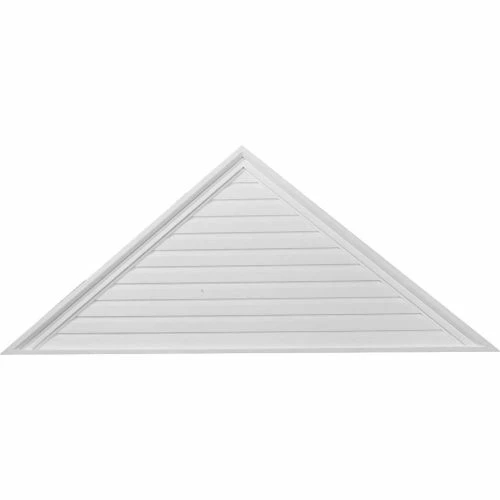 Ekena Pitch 10/12 Triangle Gable Vent Louver GVTR65X27D, 65"W x 27"H x 2-1/8"D, Decorative 3 Ekena Pitch 10/12 Triangle Gable Vent Louver GVTR65X27D, 65"W x 27"H x 2-1/8"D, Decorative