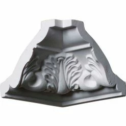 Ekena Inside Corner For Moulding MLD03X03X04LE MIC03X03LE, 3-1/2"D x 3-1/8"H