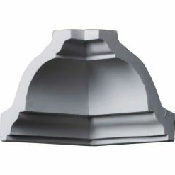 Ekena Inside Corner For Moulding MLD03X03X04SA MIC03X03SA, 3-1/4"D x 3-1/4"H