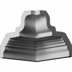 Ekena Inside Corner For Moulding MLD03X04X05BU MIC04X03BU, 4-1/2"D x 3-7/8"H