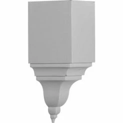 Ekena Inside Corner For Moulding Profiles MIC05X06BI, 5-1/2"D x 13-3/4"HP And 6-3/4"H