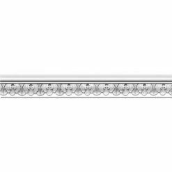 Ekena Blackthorne Acanthus Leaf Chair Rail Moulding MLD01X00BL, 1-7/8"H x 3/4"D x 96"L