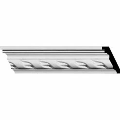 Ekena Valeriano Crown Moulding MLD02X01X02VA, 2-1/8"H x 1-5/8"D x 2-5/8"F x 94-1/2"L