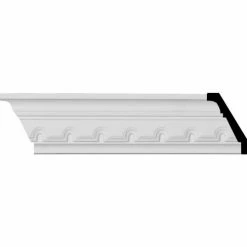 Ekena Dentil Crown Moulding MLD02X01X03DE, 2-7/8"H x 1-1/2"D x 3-1/4"F x 94-5/8"L