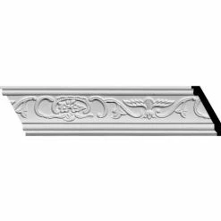 Ekena Piedmont Crown Moulding MLD02X01X03PI, 2-3/4"H x 1-1/2"D x 3-1/8"F x 94-5/8"L