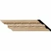Ekena Acanthus Leaf Carved Wood Crown Moulding MLD02X02X03ACCH, 2-1/8"H x 2-3/8"D x 3-1/4"F x 96"L -Cheap Moulding & Millwork Store EKE MLD02X02X03ACCH