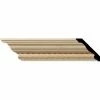 Ekena Andrea Rope Carved Wood Crown Moulding MLD02X02X03ADMA, 2-1/4"H x 2-3/8"D x 3-1/4"F x 96"L -Cheap Moulding & Millwork Store EKE MLD02X02X03ADMA