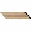 Ekena Lanarkshire Carved Wood Crown Moulding MLD02X02X03LACH, 2-3/8"H x 2-1/4"D x 3-1/4"F x 96"L -Cheap Moulding & Millwork Store EKE MLD02X02X03LACH