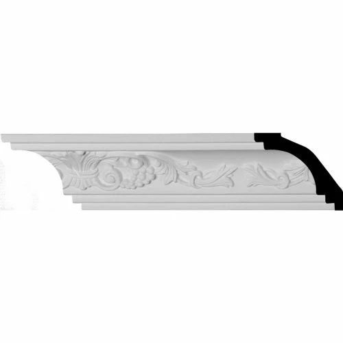 Ekena Quentin Crown Moulding MLD02X02X03QU, 2-1/2"H x 2-7/8"D x 3-7/8"F x 94-1/2"L 3 Ekena Quentin Crown Moulding MLD02X02X03QU, 2-1/2"H x 2-7/8"D x 3-7/8"F x 94-1/2"L