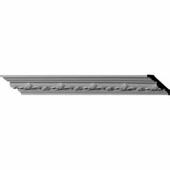 Ekena Empire Crown Moulding MLD02X03X04EM, 2-3/8"H x 3-1/8"D x 3-3/4"F x 96"L
