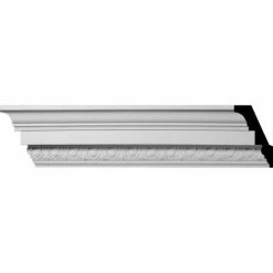 Ekena Sussex Egg & Dart Crown Moulding MLD03X03X05SU, 3-1/2"H x 3-1/2"D x 5"F x 96"L