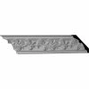 Ekena Rose Crown Moulding MLD04X04X05RO, 3-7/8"H x 3-7/8"D x 5-1/2"F x 96"L -Cheap Moulding & Millwork Store EKE MLD04X04X05RO