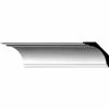 Ekena Bradford Traditional Smooth Crown Moulding MLD04X04X06BR, 4-1/4"H x 4-3/4"D x 94-1/2"L -Cheap Moulding & Millwork Store EKE MLD04X04X06BR