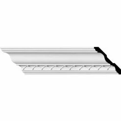 Ekena Charlotte Crown Moulding MLD04X04X06CT, 4-1/4"H x 4-1/4"D x 6-1/8"F x 94-1/2"L