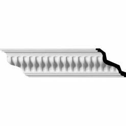 Ekena Linus Crown Moulding MLD04X04X06LI, 4"H x 4"D x 5-5/8"F x 96"L