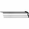 Ekena Niobe Traditional Crown Moulding MLD05X03X06NI, 5-1/8"H x 3-1/8"D x 6"F x 94-1/2"L -Cheap Moulding & Millwork Store EKE MLD05X03X06NI