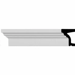 Ekena Standard Moulding MLD05X04ST, 4"H x 4"D x 94-1/2"L