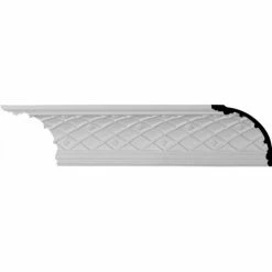 Ekena Brighton Crown Moulding MLD05X05X06BR, 4-5/8"H x 4-5/8"D x 6-1/2"F x 94-1/2"L