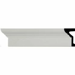 Ekena Standard Moulding MLD06X04ST-1, 6-1/4"H x 4"D x 94-1/2"L