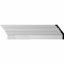 Ekena Berkshire Crown Moulding MLD06X05X08BE, 6-1/2"H x 5"D x 8-1/4"F x 94-1/2"L