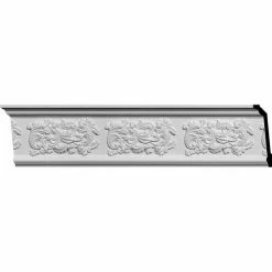 Ekena Valletta Crown Moulding MLD07X02X07VL, 7"H x 2-1/4"D x 7-1/4"F x 94-1/2"L