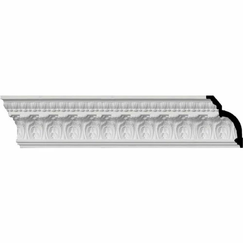 Ekena Odessa Leaf Dentil Crown Moulding MLD07X05X09OD, 7-3/4"H x 5-1/2"D x 9-1/2"F x 96"L 3 Ekena Odessa Leaf Dentil Crown Moulding MLD07X05X09OD, 7-3/4"H x 5-1/2"D x 9-1/2"F x 96"L