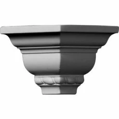 Ekena Outside Corner For Moulding MLD02X02X04CR MOC02X02CR, 3"D x 3"H