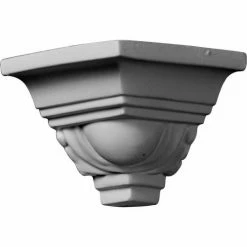 Ekena Outside Corner For Moulding MLD02X02X03EG MOC02X02EG, 2-1/8"D x 2-1/8"H