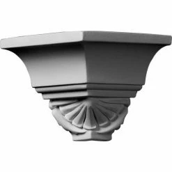 Ekena Outside Corner For Moulding MLD02X02X02SH MOC02X02SH, 2-3/4"D x 2-7/8"H