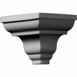 Ekena Outside Corner For Moulding MLD03X03X04PA MOC03X03PA, 3"D x 3"H