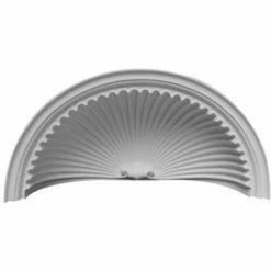 Ekena Edwards Wall Niche Cap NCH37X17ED, 37-5/8"W x 17-3/4"H x 10-1/4"D