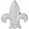 Ekena Swindon Fleur de Lis Onlay ONL02X02SW, 2-1/8"W x 2-1/4"H x 3/8"D 1 Ekena Swindon Fleur de Lis Onlay ONL02X02SW, 2-1/8"W x 2-1/4"H x 3/8"D -Cheap Moulding & Millwork Store EKE ONL02X02SW