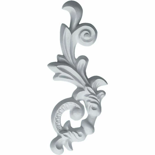 Ekena Hillsborough Onlay W/Scroll ONL02X06X01HI-R, 2-1/2"W x 6-1/4"H x 5/8"D 3 Ekena Hillsborough Onlay W/Scroll ONL02X06X01HI-R, 2-1/2"W x 6-1/4"H x 5/8"D