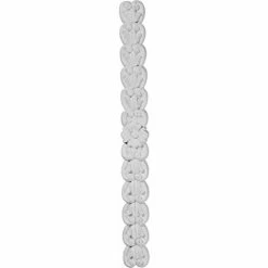 Ekena Dogwood Drop Onlay ONL02X19DG, 2"W x 19-5/8"H