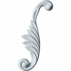 Ekena Wings Onlay ONL03X05X01WI-L, 2"W x 7-1/2"H x 3/4"D