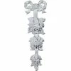 Ekena Small Rose Drop Onlay ONL03X08X01RO, 3-1/8"W x 8-1/4"H x 1"D 2 Ekena Small Rose Drop Onlay ONL03X08X01RO, 3-1/8"W x 8-1/4"H x 1"D -Cheap Moulding & Millwork Store EKE ONL03X08X01RO