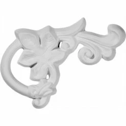 Ekena Oak Leaf Onlay ONL05X03X01OL-R, 5-1/2"W x 3-1/2"H x 5/8"D