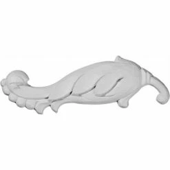 Ekena Sellek Scroll Onlay ONL06X02SK-L, 6-3/4"W x 2"H x 1/2"D