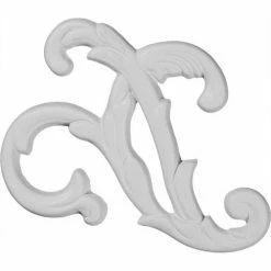 Ekena Odessa Scroll Onlay ONL07X02OD-L, 7-3/4"H x 2-3/4"W