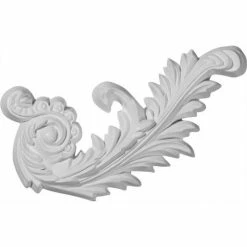 Ekena Medway Scroll Onlay ONL07X04ME-R, 7-7/8"W x 4-1/8"H x 3/4"D