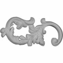 Ekena Chateau Onlay ONL08X03X01CH-L, 8"W x 3-1/8"H x 1/2"D